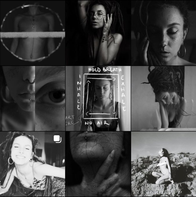 I have a secondary account because on Instagram where I visually express my inside. @notkaligayatri https://t