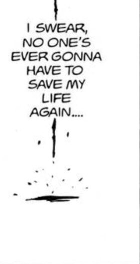 Ah the blood drops passing through the text as Naruto makes a blood oath, that’s the good stuff.  #Grantuto