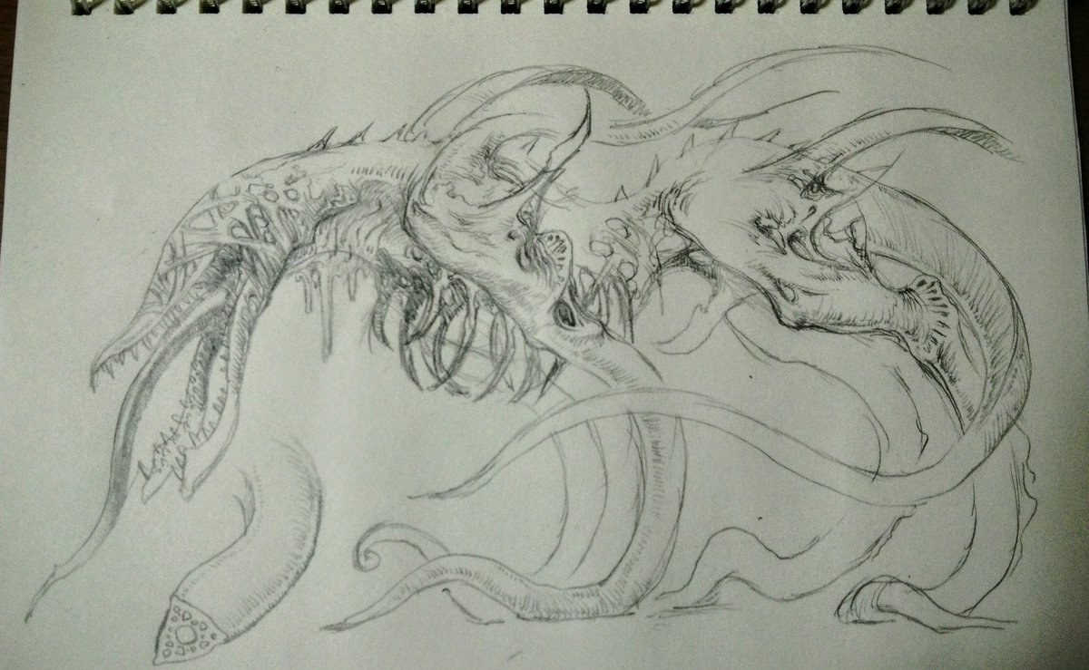 The Hounds of Tindalos
Sketch                                        Final 