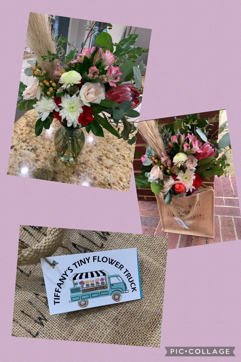 Love the monthly delivery of beautiful fresh flowers. Thx Tiff! #tiffanystinyflowertruck