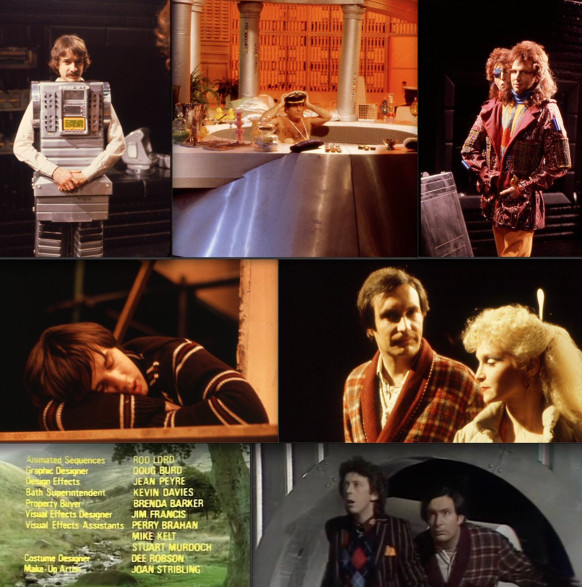 #OTD 40yrs ago (Mon 9 Feb 81) Ep 6 of #HitchhikersGuide was shown on <a href="/BBCTwo/">BBC Two</a>. An exhausting schedule, I fell asleep behind the set, waiting for Aubrey Morris to remember his lines. Final irony: my joke credit as "Bath Superintendant."  Wrap meal afterwards in Notting Hill. Bliss.