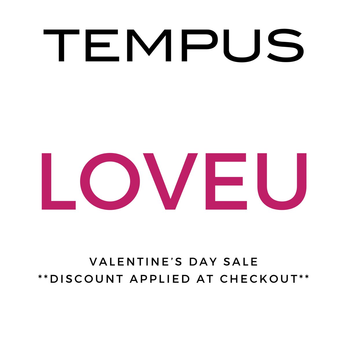 BrandTempus's tweet photo. Valentine’s Day sale!!! Use “LOVEU” at check out for a treat ❤️ https://t.co/g1l7vFPxfk