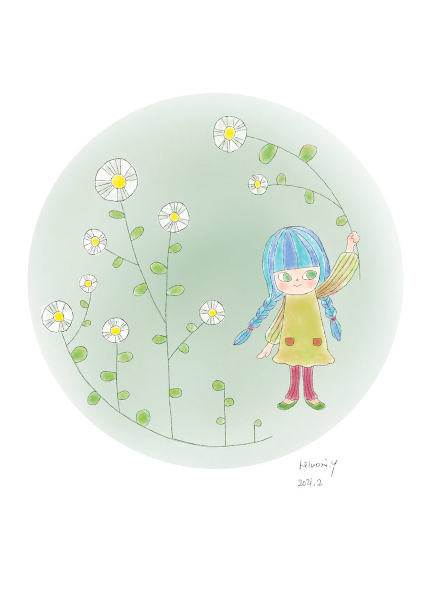 山内ひろみ 今日の丸い絵