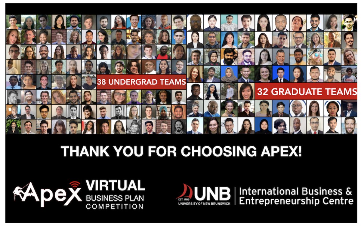 SenKristaRoss's tweet image. 2021 APEX: A global community of students &amp;amp; entrepreneurs blogs.unb.ca/ideas-with-imp… proud that @Fton_Chamber was a sponsor, loved hosting a panel of entrepreneurs &amp;amp; being a judge. Congrats to Chamber award winner &amp;amp; 1st place undergrad biz #PicketaSystems of @UNBFredericton