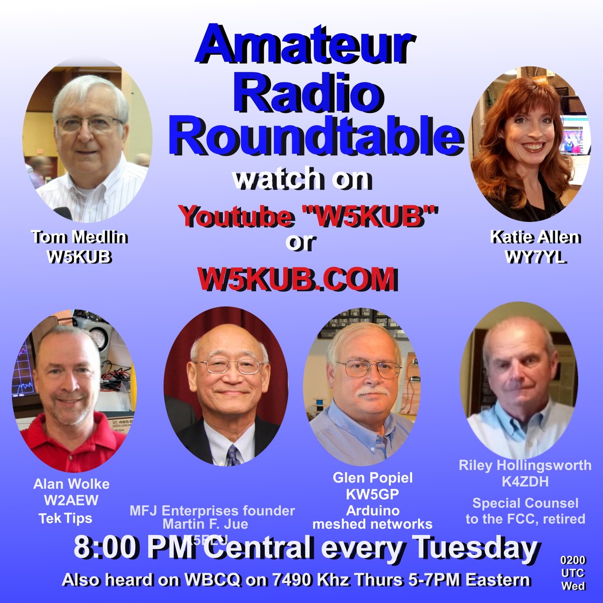 w5kub's tweet photo. Roundtable starts in 30 minutes on https://t.co/NvemQJQAsH.  tonight we open the phone lines, give away an HF antenna  Please help us by retweeting.  #arrl #hamradio #hamr #shortwave #swl #icom #yaesu #flexradio #kenwood #hamfests https://t.co/DVsAesne4e