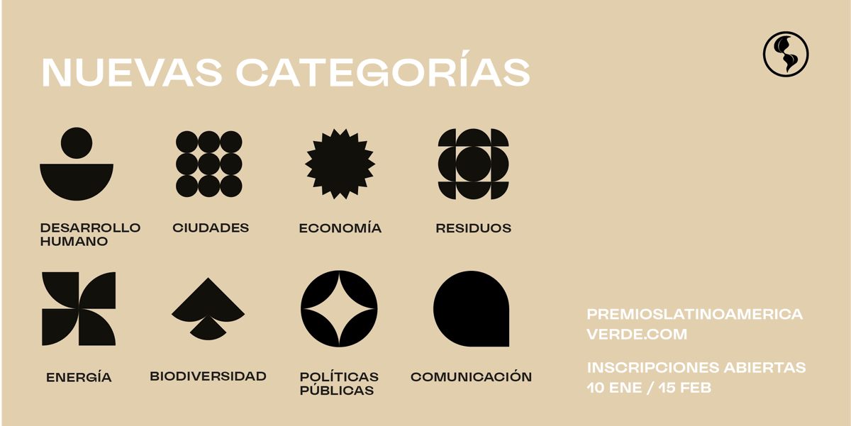 premiosverdes's tweet photo. ¿Ya elegiste en cuál de las 8 categorías participar? 

Ingresa a nuestra página web https://t.co/Tn30sLCRds, mira lo nuevo que tenemos en esta edición 2021.

Recuerda inscribir tu proyecto socioambiental hasta el 15 de febrero, no tiene ningún costo.
¡No pierdas más tiempo! https://t.co/gGSld7GbgU