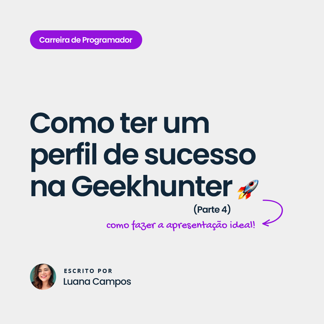GeekHunter Brasil tweet media