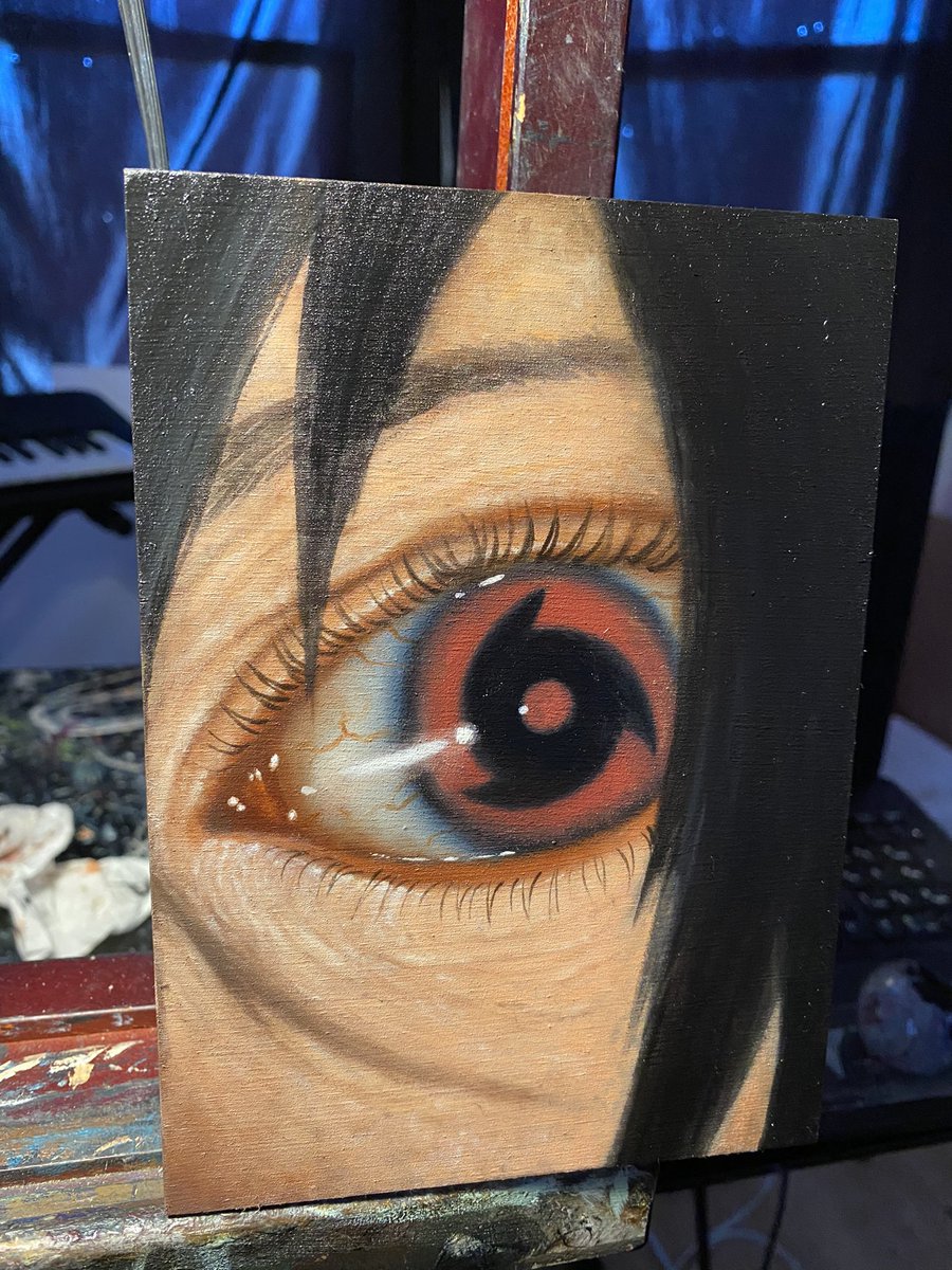 DavidKingArt's tweet photo. New Naruto eye paintings in progress!
I’m almost finished with these👊🏻
They will be available soon via my shop at
https://t.co/rmYsiJvLtb

#naruto #NarutoShippuden #narutofanart #oilpainting #handmade #originalart https://t.co/ytW3yBJ8LF