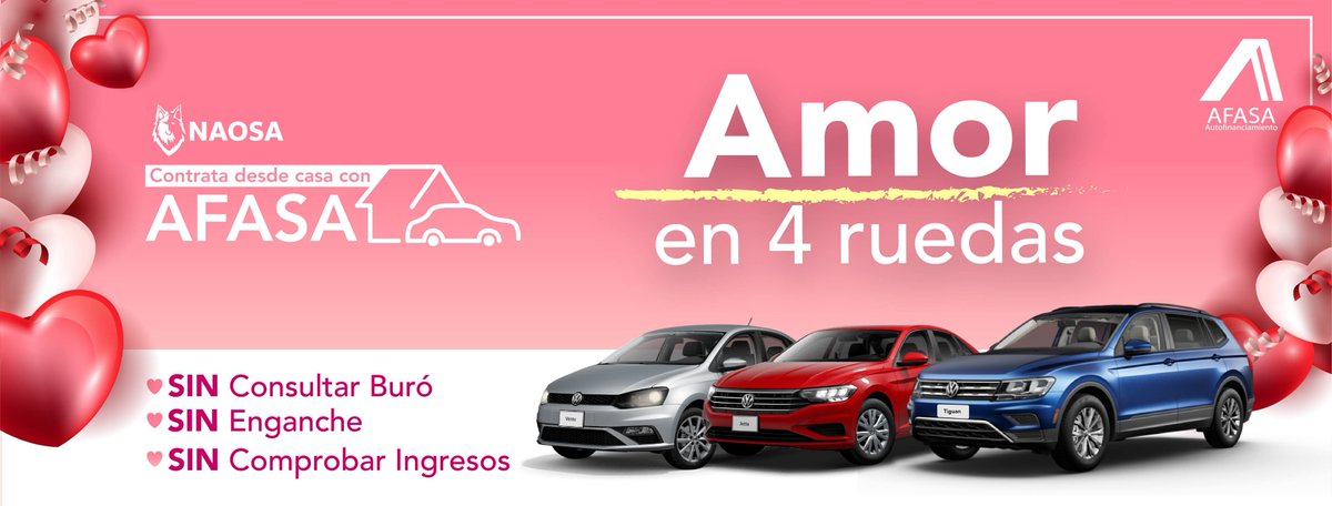 Ven a conocer al Volkswagen de tu vida. 😍
 ¡Estrenar es muy fácil con AFASA!
👉Sin consultar buró de crédito
👉Sin enganche
👉Sin comprobar ingresos