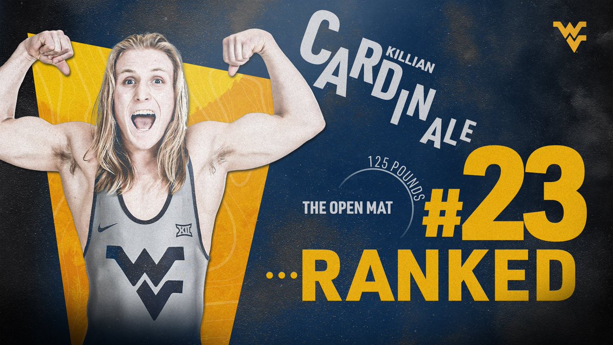 WVUWrestling's tweet photo. Redshirt freshman Ryan Sullivan enters the national rankings for the first time in his collegiate career! 

The 133-pound grappler earned himself a spot in the Mountaineers’ starting lineup on Jan. 31 and is 4-0 on the year! #HailWV 

MORE INFO ⤵

📰 https://t.co/HNB77Jp8xi https://t.co/zF5JtpQ9gV