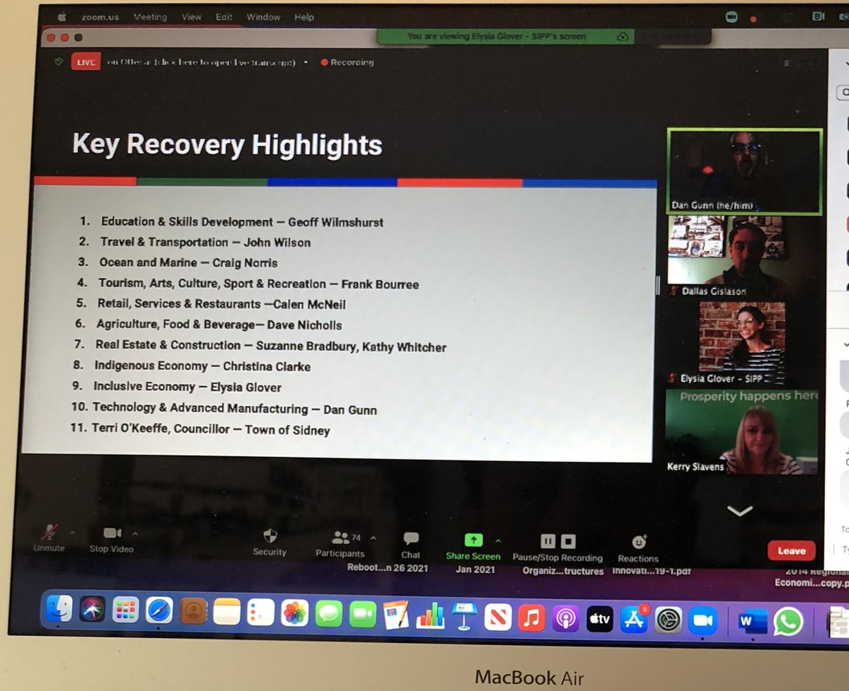 DallasGislason's tweet image. Thanks to the 80 people who tuned in for today’s @SIProsperity region-wide check-in to gather current status and progress across all these sector areas (incl. the municipal govts). Lots of positive progress but still a long way to go to get through the #economicrecovery together