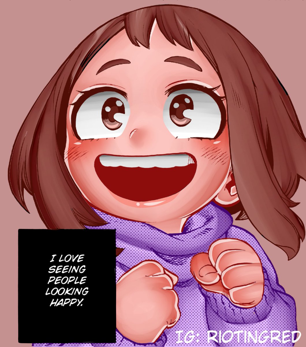 riotiingred's tweet photo. Having a bad day? Here's baby Uraraka to make you feel better :) #BokuNoHeroAcademia #Ochakouraraka #uravity #Horikoshi https://t.co/H57E93HRVg