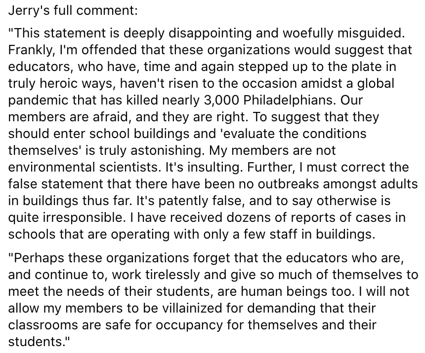 PFTLocal3's tweet photo. .@jerrytjordan's full response:
#phled #onlywhenitssafe #plannotfan https://t.co/vrnFzDancX