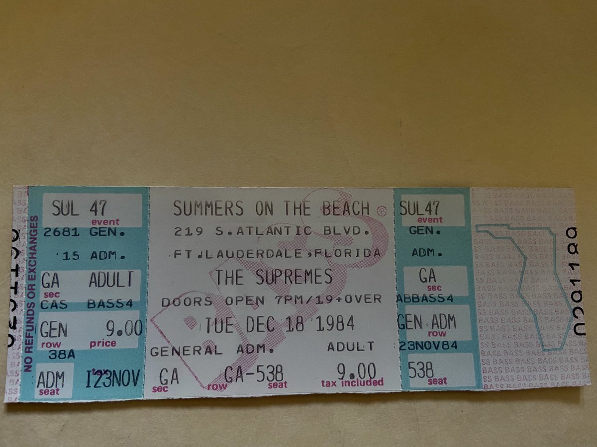 smigdall's tweet photo. Mary Wilson co founder of The Supremes passed. The legendary singer was in concert at our club Summers on the Beach, Fort Lauderdale in 1984. She is in heaven and will be missed ! https://t.co/x3pahidLSd
