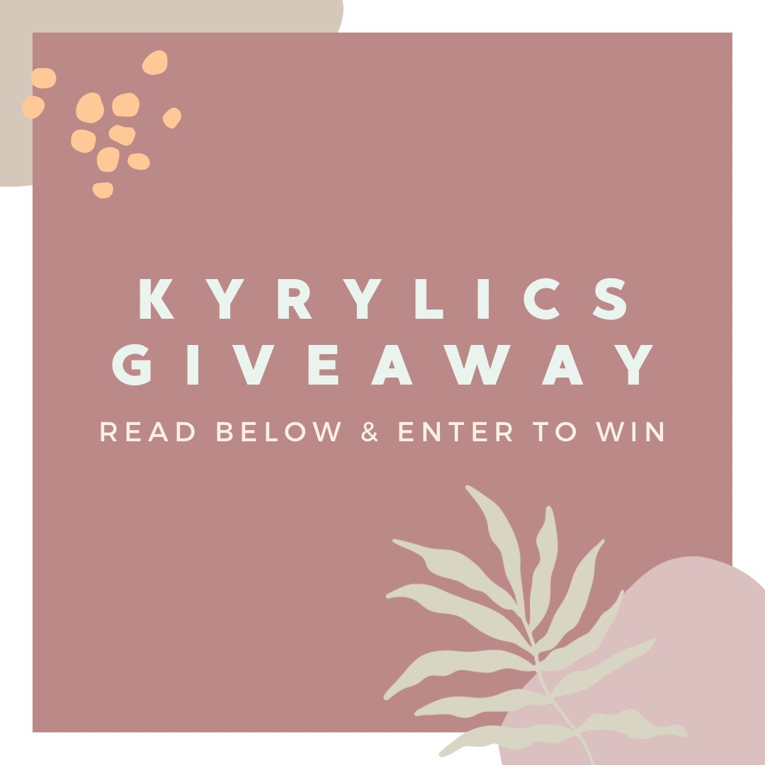 kycreatess's tweet image. my new giveaway is now liveeee!!!! @kyrylics on ig for a chance to win 🥳🥳🥳