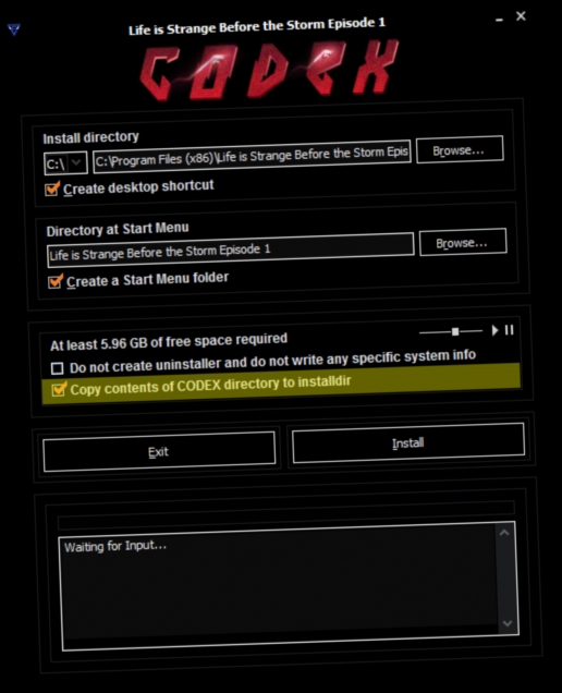 dont download codex torrents / Twitter