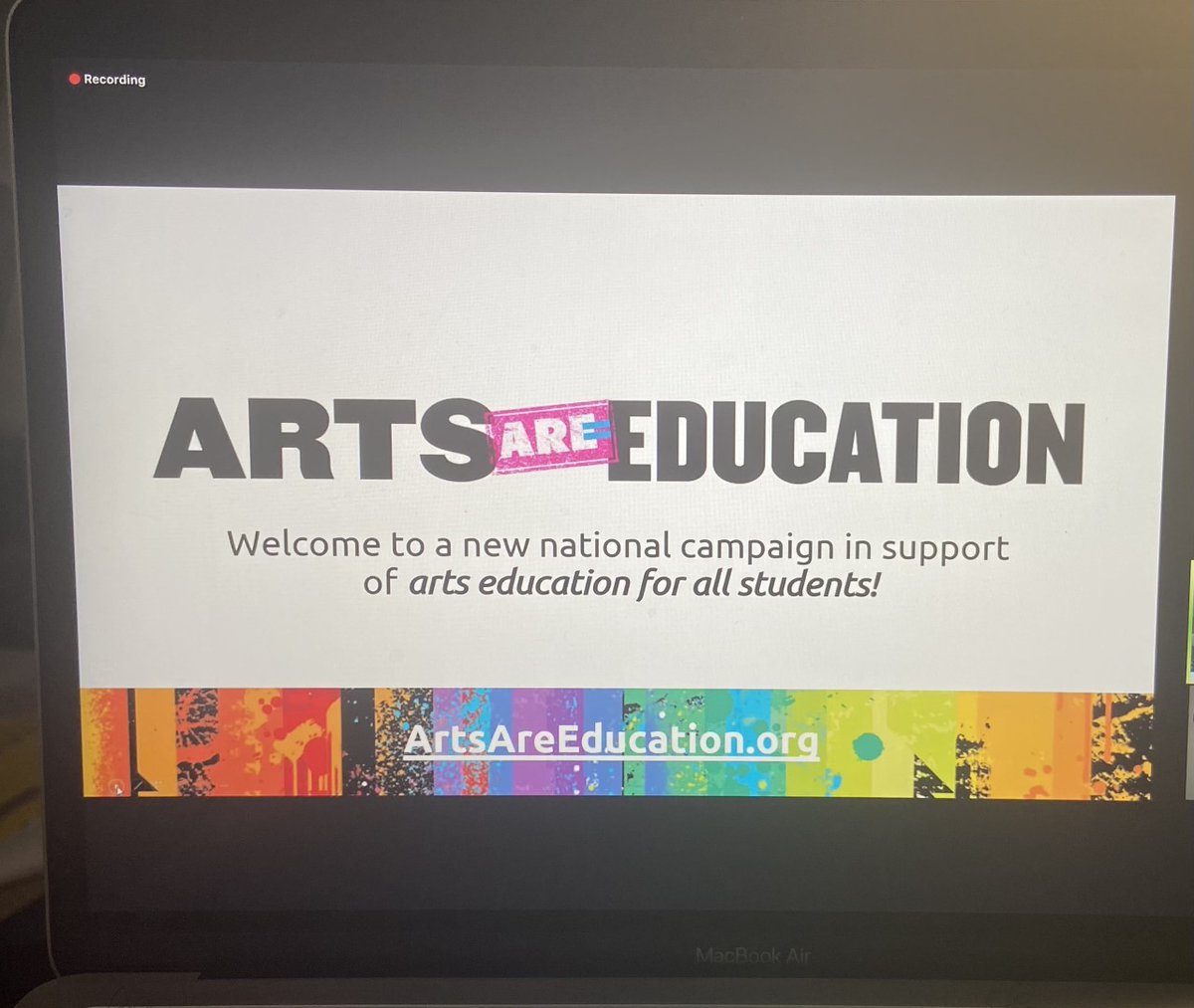 I just had the privilege of attending this wonderful town hall webinar given by members of @NDEOdance. Panelists discussed advocacy for dance education and effective teaching methods for navigating arts education in a virtual setting.
#dance #danceeducator 
<a href="/RPCS369/">Rosa Parks Community School</a> <a href="/ops_district/">Orange Public Schools</a>