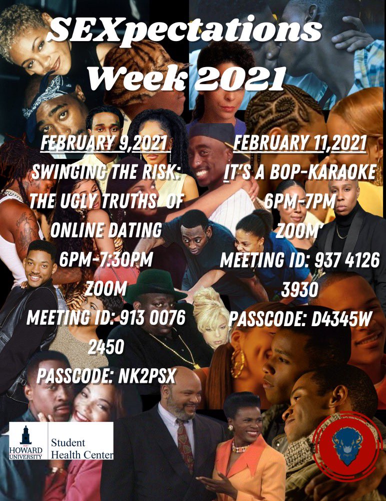 ivpphu's tweet photo. TONIGHT join IVPP and @HUStudentHealth online for Swinging The Risk, an open and honest conversation about online dating. Have questions about gas-lighting, ghosting, ‘being left on read’?! Join Us via Zoom:
Meeting ID: 913 0076 2450
Passcode: NK2PSX https://t.co/OvEMINszoV