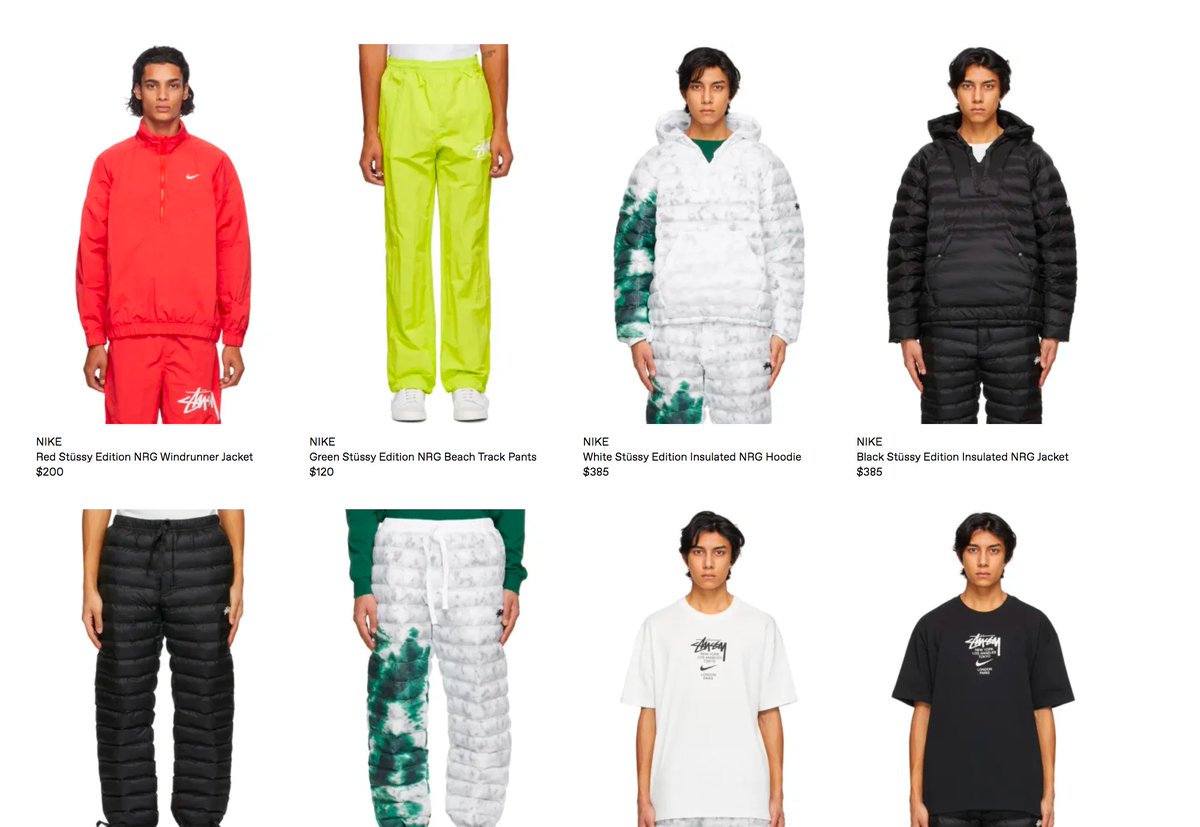 nike stussy ssense