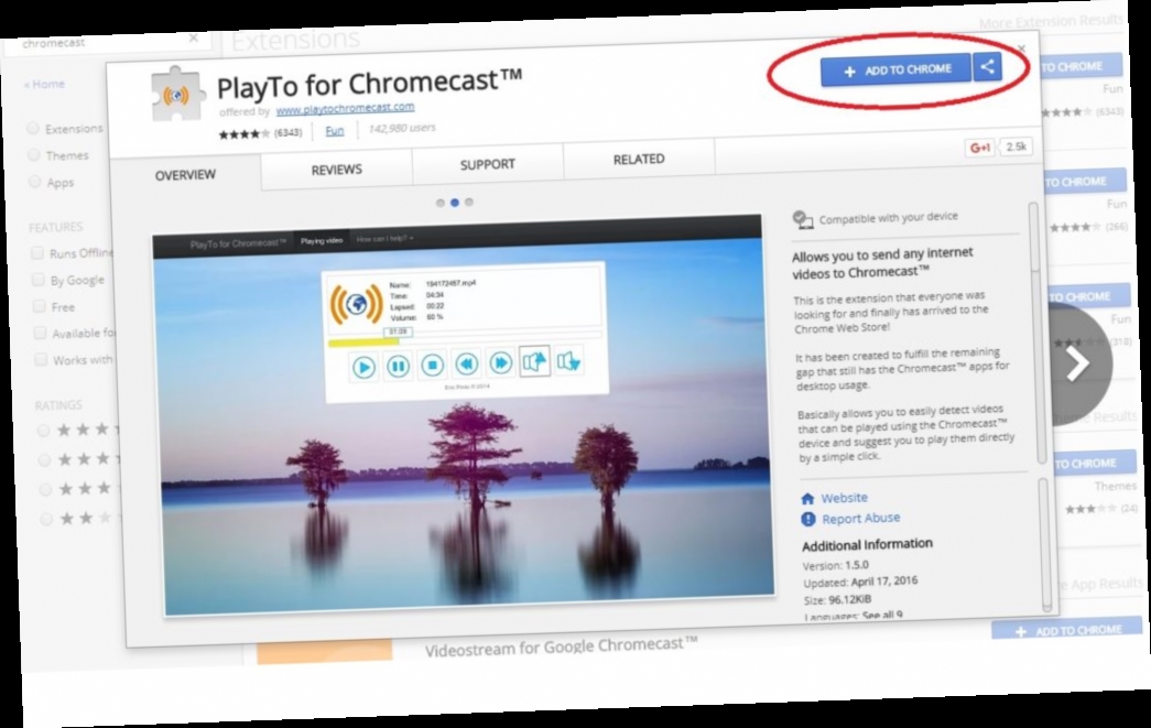 download chromecast extension for windows 10