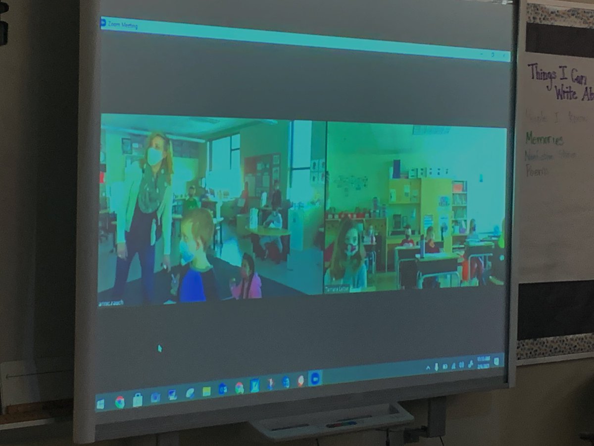 ITRTtinytech's tweet image. Grade 3 students made a Kindness Connection with a Grade 1 class in Winnipeg, Canada! They used Zoom to engage their critical thinking skills playing the math game SPLAT and discovered it is much colder there: -26 degrees C! Their students even counted to 10 for us in French!