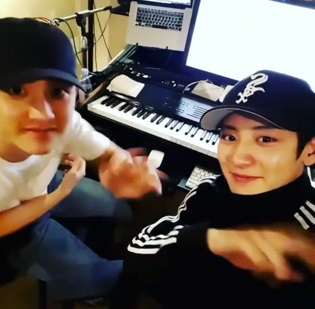 CHAPTER SIX : 2016 - MUSICAL COLLABORATIONSDespite being busy with their schedules, Kyungsoo would still go frequently to Chanyeol's studio. They would compose songs together. They also released a cover of the song 'Love Yourself' during that time.