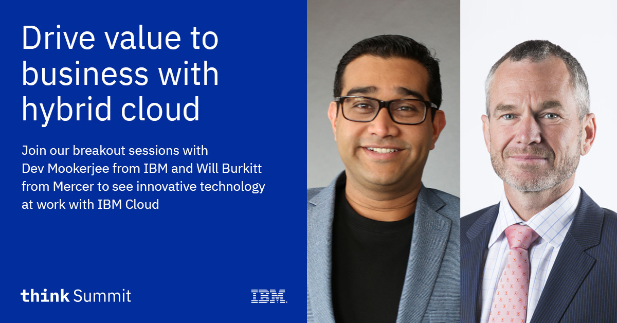 Think Summit A/NZ, our flagship event for clients and partners, is taking place on 18 Feb - I'm really looking forward to hearing <a href="/Mookerjee/">Dev Mookerjee</a> and our client Mercer talking about technology and innovation!  Register using this link: ibm.biz/BdfFUw #ThinkANZ