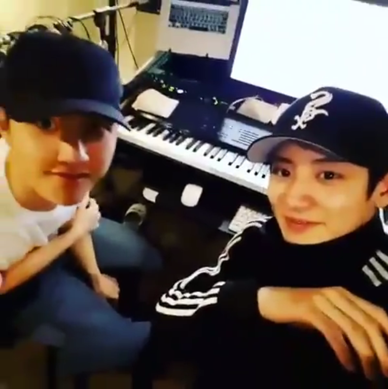 Just when we thought their story is over, Chanyeol revealed that Kyungsoo actually went to visit him during his military break to play and eat.