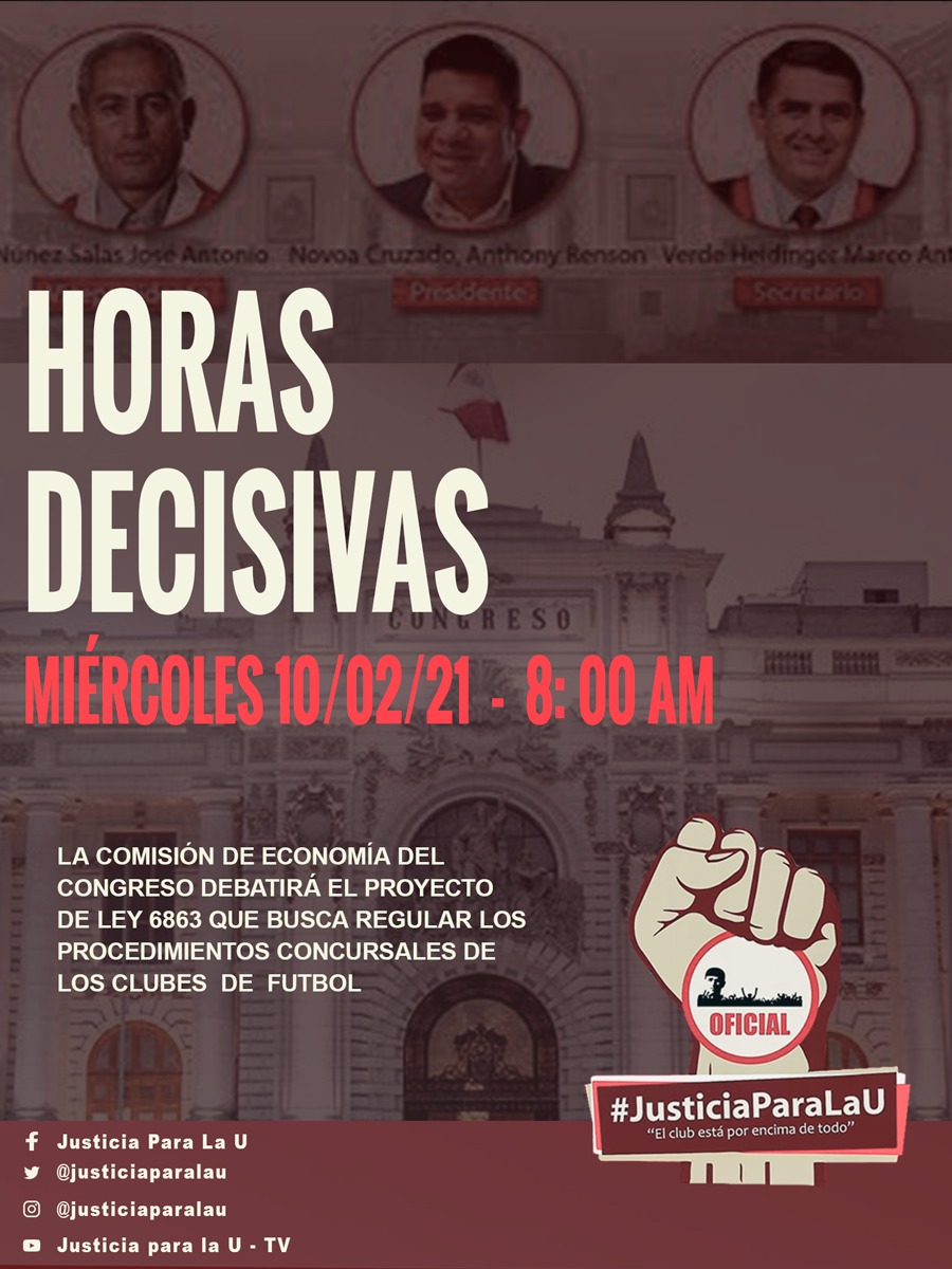 justiciaparalau's tweet photo. ATENCIÓN:
Mañana será el debate del PL-6863-2020 en la Comisión de Economía. Los miembros de @AccionPopular y  @podemos_peru ya sentaron su posición. Queremos conocer la opinión de todos los integrantes. El pueblo crema los lee: 

El pueblo crema solo pide #JusticiaParaLaU
(1)⬇️ https://t.co/zJSWcql8dC