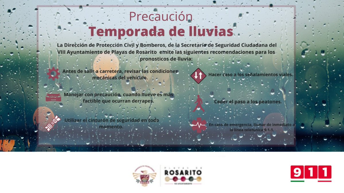 Se recuerda a la ciudadanía que deben tomar prevenciones para evitar accidentes e inundaciones en zonas bajas; además de cuidar la salud de las familias.Evite riesgos de problemas respiratorios, por bajas temperaturas entre los 15 grados Centígrados (°C) y los 9°C.