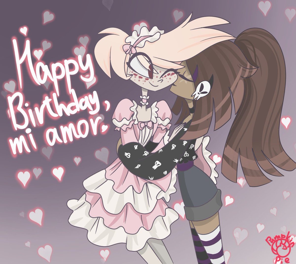 SblzerX's tweet photo. Happy birthday, Angel!
#AngelsBirthdayParty #AngelDustWeek #AngelDust #HazbinHotelFanart #Hazbin_Hotel #HazbinHotel #Vaggie #AngelDust #HazbinHotelFanart #spidermoth #humanAngeldust #humanVaggie #HazbinHotelAU #HazbinHotelhumanAU https://t.co/Yc7yUDQG0L