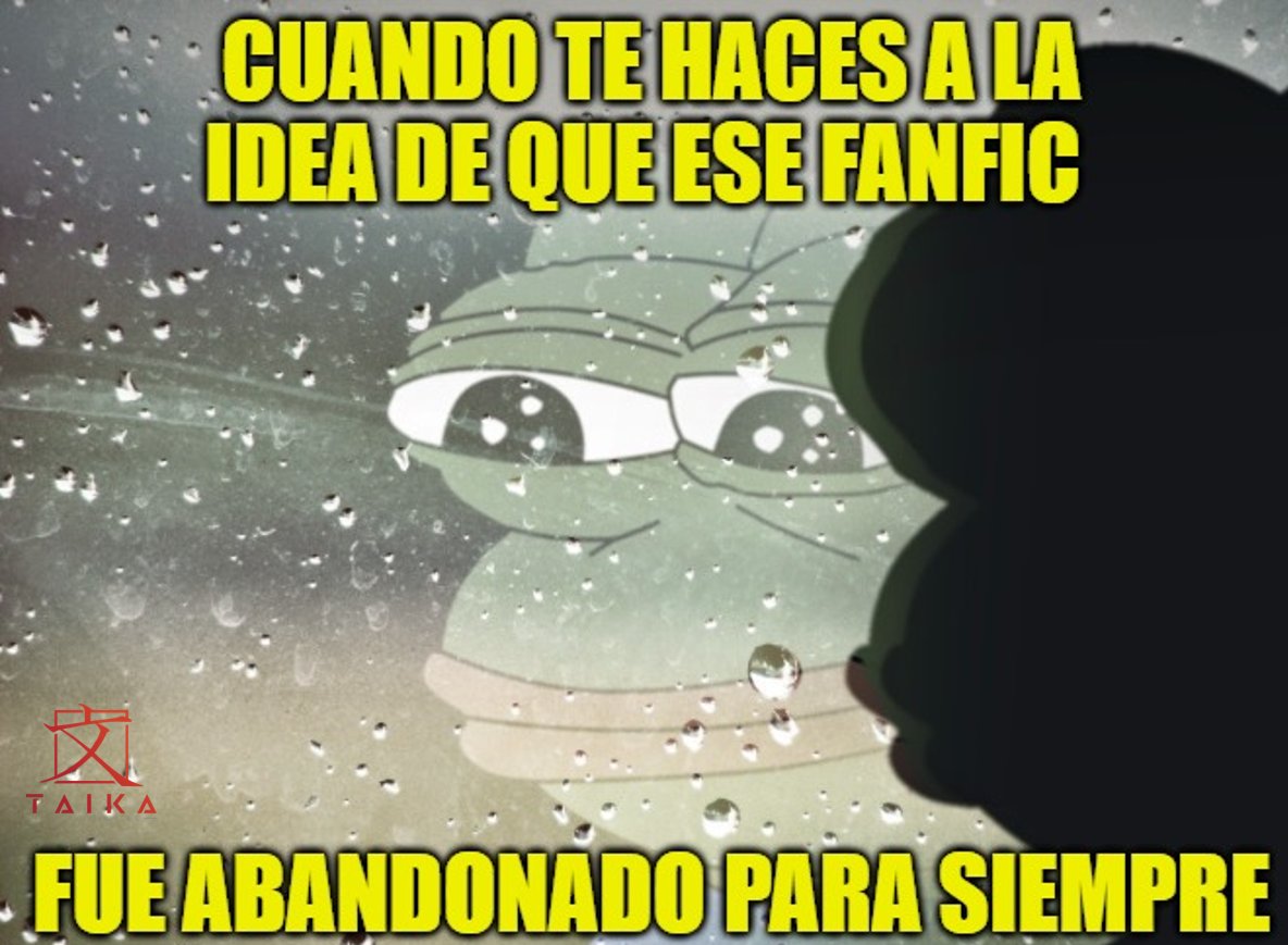 LffTaika's tweet photo. Seguro tú también fuíste víctima de ese sufrimiento llamado: Nunca sabré su final 😭. #fanfics #sad #Loquecallemosloslectores https://t.co/0fkUJ6t23F
