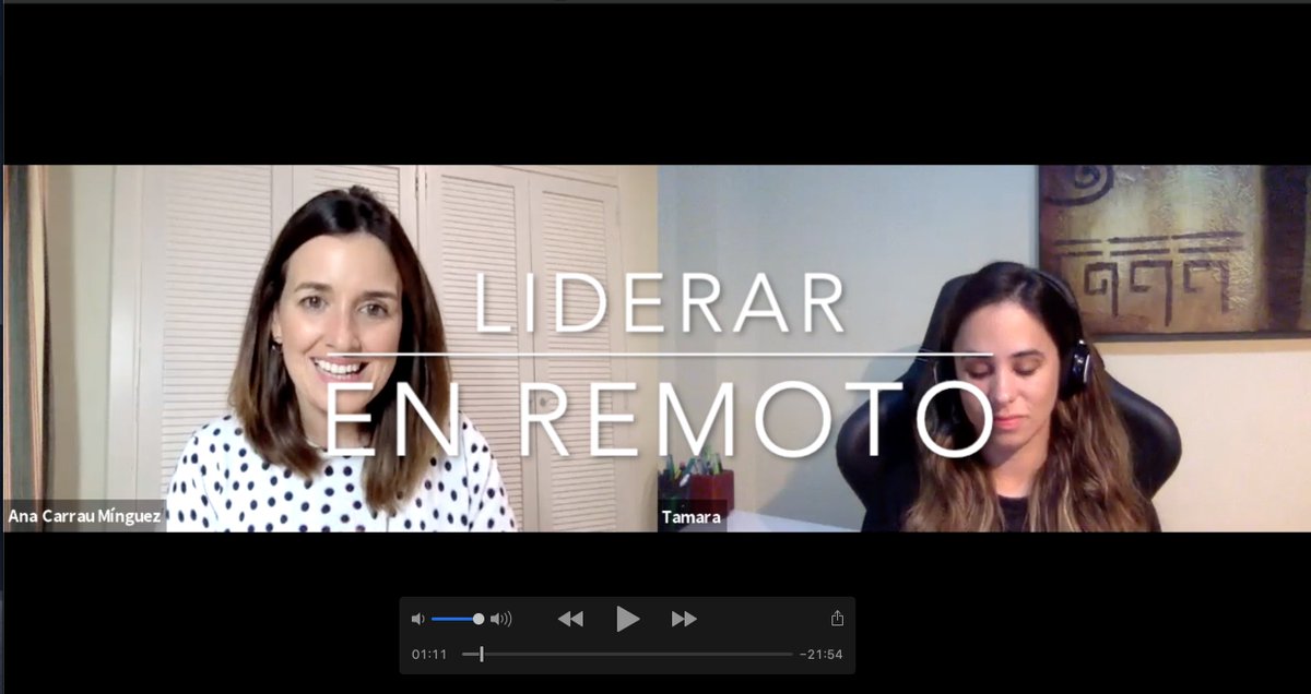 ¿Cómo liderar EN REMOTO una empresa con 80 trabajadores y un crecimiento exponencial sin perder productividad y con los empleados más motivados que nunca? Nos lo cuenta una de las mujeres <a href="/TIP20_es/">The Impact Project</a> Tamara Carrillo, Operations Manager @ONESTIC #YoLidero
youtube.com/watch?v=coiTXY…