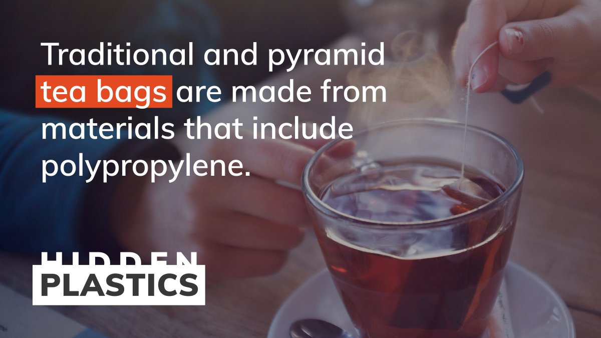 smartplastictek's tweet photo. We're starting a new #hiddenplastic series. Up first: tea bags
Paper & pyramid tea bags often include polypropylene to help them seal, keep their shape and not dissolve in hot water 🍵 ECLIPSE™ ensures they'll biodegrade! #changetheplastic https://t.co/p0CAG2D8GN