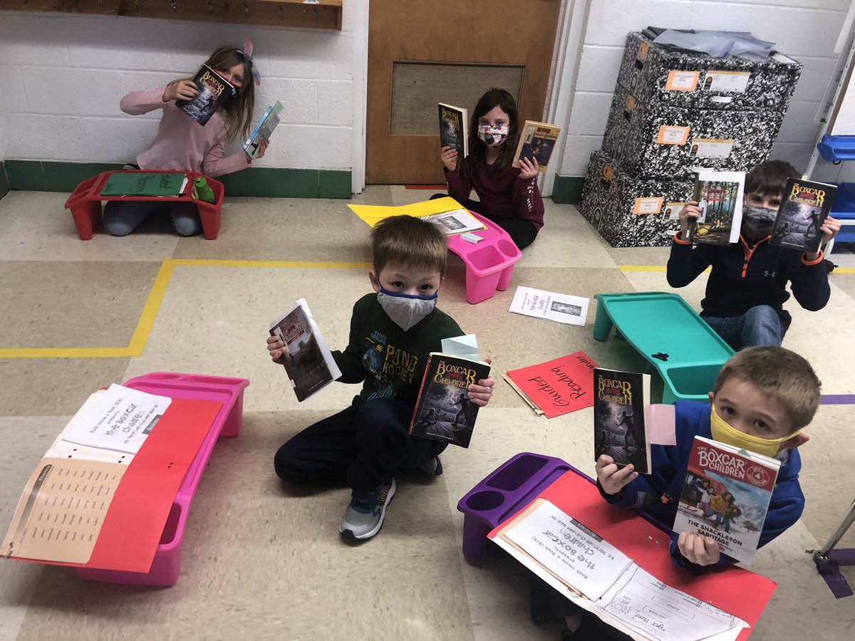 I ❤️ when students are SO engaged with a book study that they request other books in the series from the library! #reConnectNYCSD #boxcarchildrenforthewin @WhathaveyouREAD @NESPolarBears