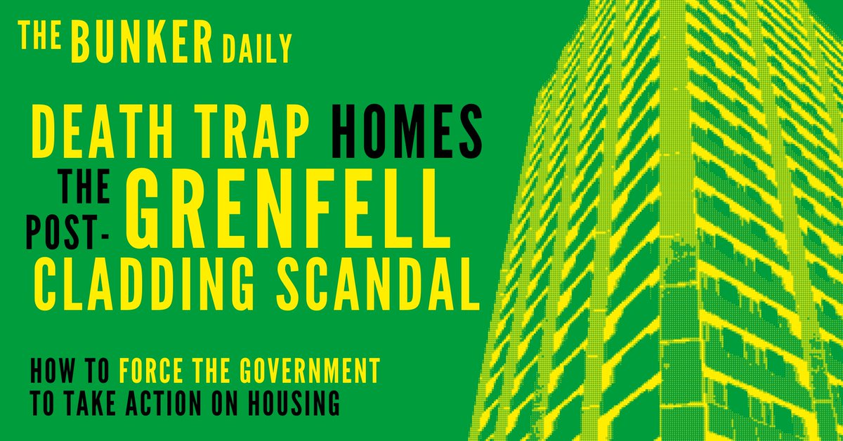 bunker_pod's tweet image. Even after Grenfell, millions are still living in homes with inflammable cladding, and the Government are refusing to help.

@stevekeldcole and @PeteApps spoke to @pimlicat about the scandal, and the work they're doing to prevent another tragedy.

Listen: kite.link/thebunker