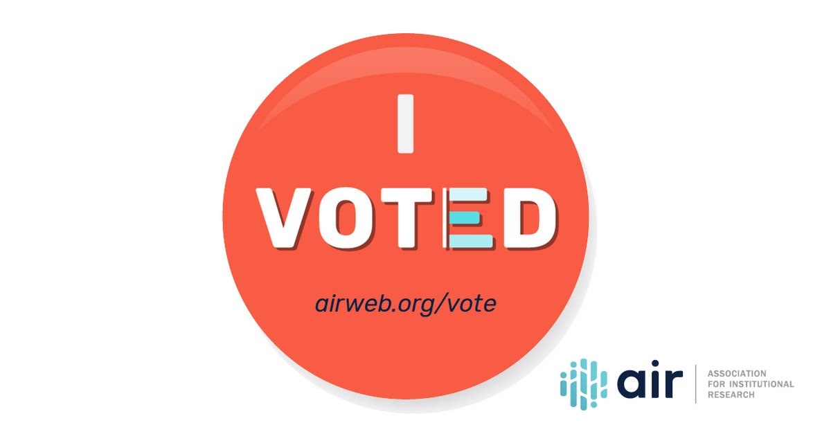 MichaelDataLe's tweet photo. #irwatercooler and @air4data - I voted, have you? Need help deciding if you should vote, check out the Top Reasons AIR Members Don’t Vote https://t.co/MZMWYGxOhf https://t.co/O1DB9xRuDM