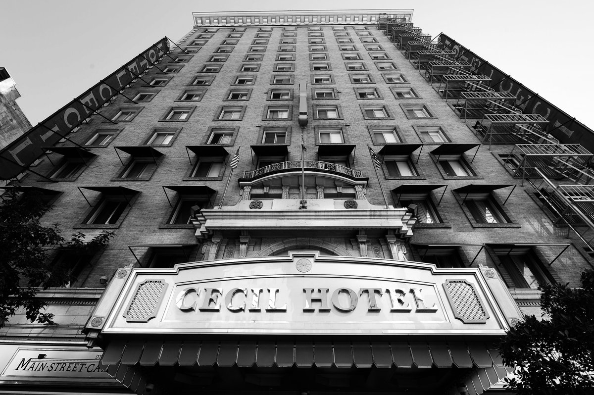 pandsparanormal's tweet photo. The Hotel Cecil has seen another resurgence in popularity since the lockdown seen on #GhostAdventures. Is it on your paranormal investigation bucket list? #PandSParanormal #Paranormal #ParanormalInvestigation #HauntedHotel #Hotel #HotelCecil #ZakBagans #LosAngeles #California https://t.co/bUzDUfC0DW