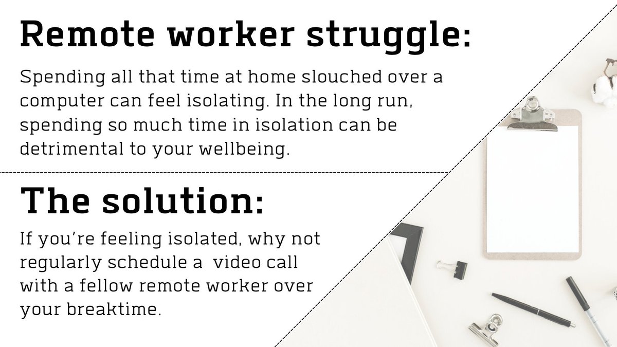 OppAccess's tweet image. Feel isolated when working remotely? We have a solution for you. ✅

#remotework #wfh #workfromhome #remoteworking #remoteworktips #lockdown #careercoach #careeradvice