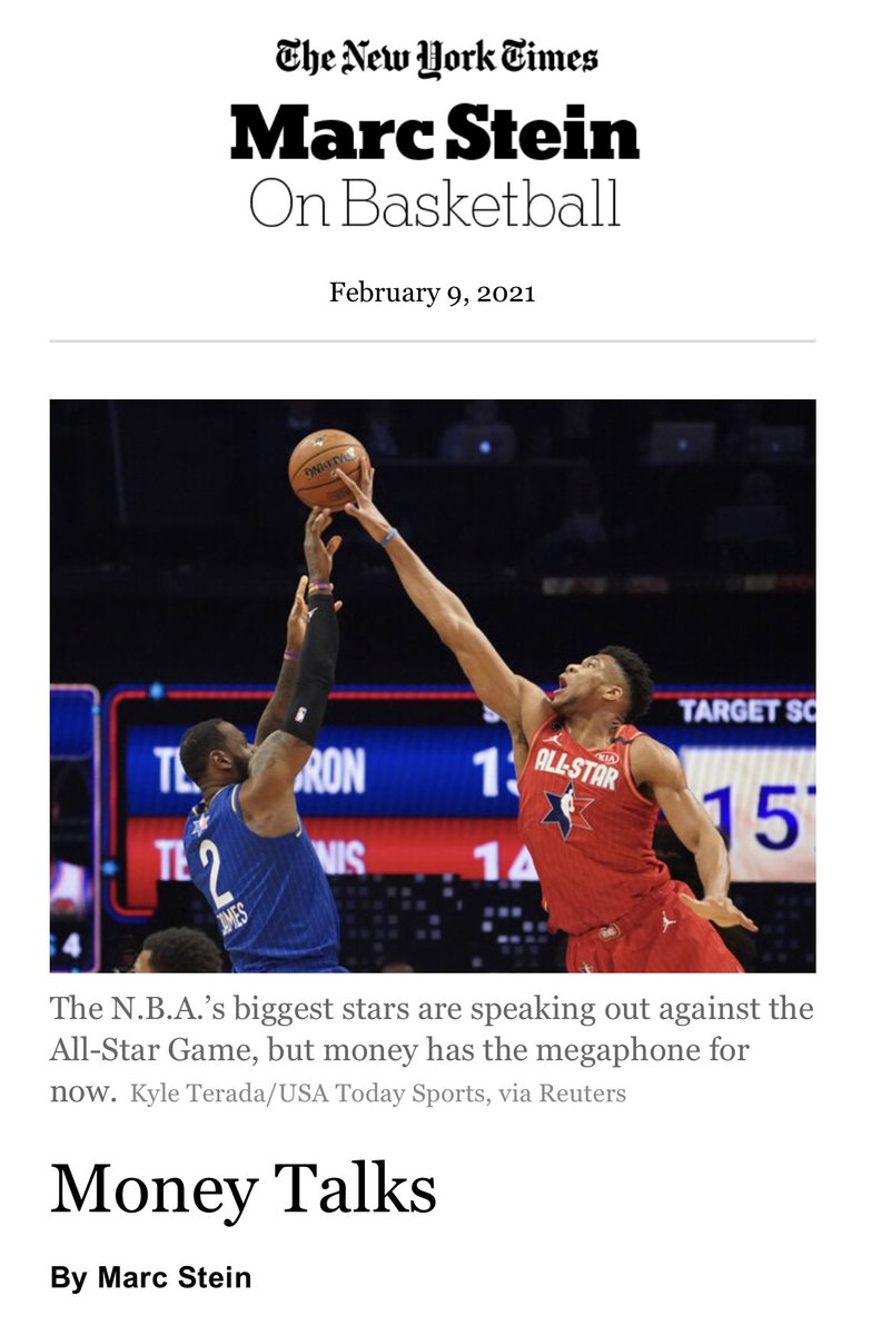 Marc Stein On Twitter Player Dismay With The Looming Nba All Star Game In Atlanta Has Been Loud But Is Unlikely In The End To Change Much Even When It Comes From