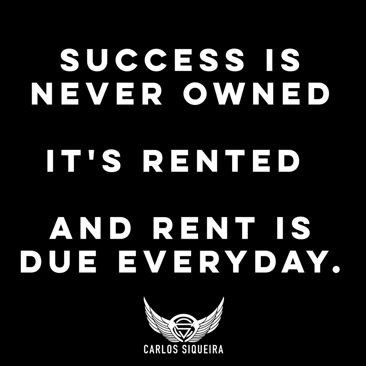 CoachSiqueira's tweet photo. Achieving success isn't hard. The hardest part is continuing the momentum. If you keep treating every client just like the beginning you treated any of your great relationships; there will never be an ending. 

Carlos Siqueira
#CryptoBlessed 
#MakingPovertyHistory https://t.co/dnn5o6Q17y