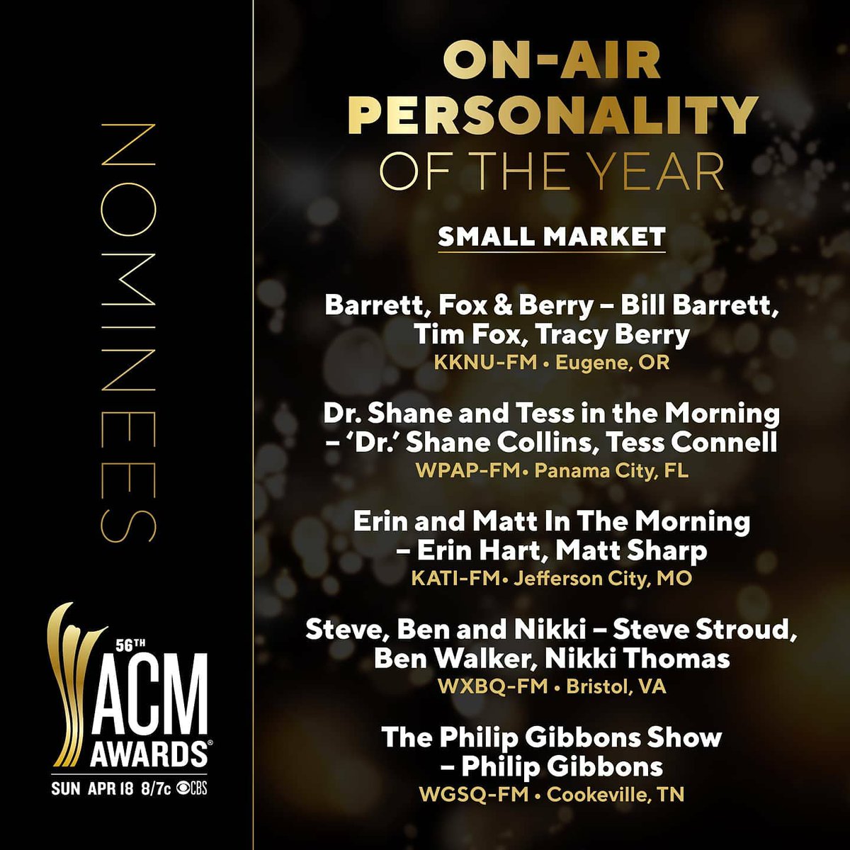MattSharpMedia's tweet image. Today was a good day. @KATCountry received two @ACMawards nominations.

#ACMawards #ACMaward #ACMs #ACM