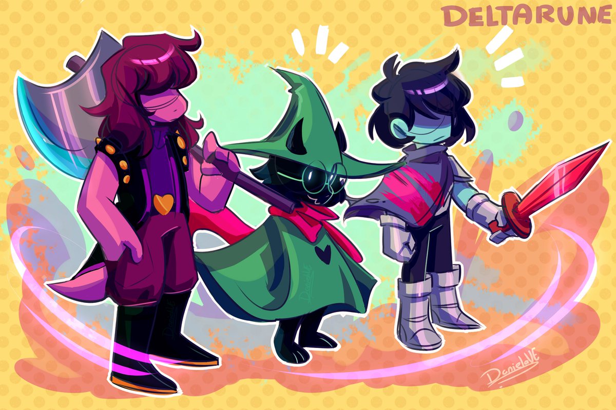 Quick doodle of Deltarune #DELTARUNE #DeltaruneFanart.