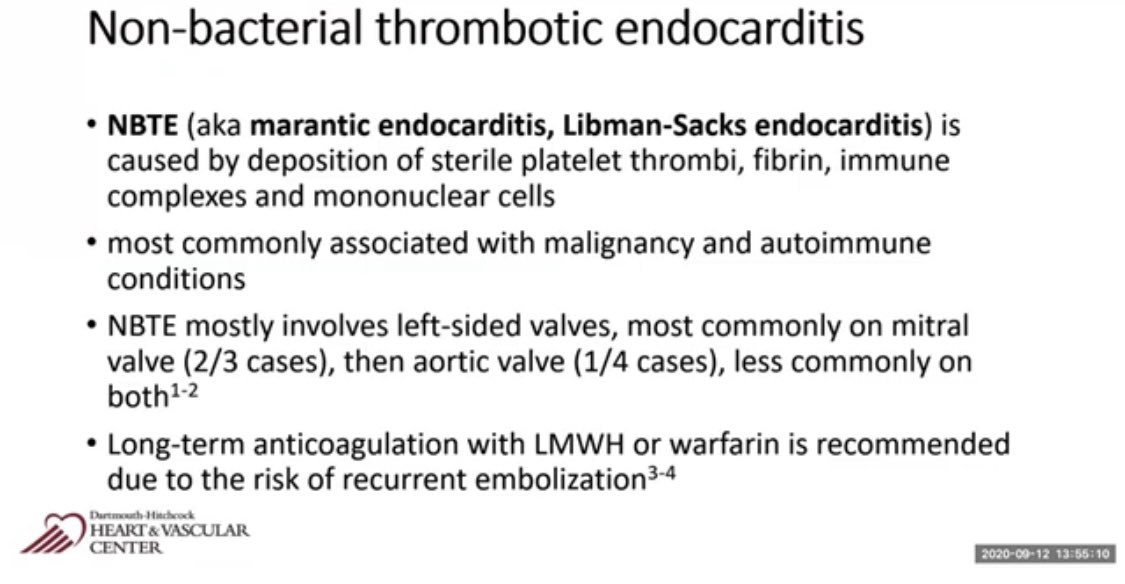 Clinical Pearl of the Day # 1:  What is #MaranticEndocarditis ? <a href="/LloydKlein10/">Lloyd Klein</a> <a href="/katz_do/">Richard Katz DO</a> @connors_md <a href="/RosovskyRachel/">Rachel Rosovsky</a> <a href="/tamer_khashab/">Tamer Khashab</a> <a href="/EricStarFox/">Eric Fox</a> @tomoliveronc <a href="/JordanBloomMD/">Jordan Bloom</a> <a href="/AmyLaurenCohen1/">Amy L Cohen DO</a> <a href="/S_Panaccione/">Sophia Panaccione</a> <a href="/IceTeaMD/">Isaac Tea</a> <a href="/MelissaRubin17/">Melissa Rubin</a> <a href="/RY_bread13/">Ryan</a> <a href="/mashakir_md/">M. Abubakar Shakir MD</a> <a href="/amankhaji12/">Amanulla Khaji MD FACC</a> <a href="/AmandaLongDO/">Amanda Long</a>