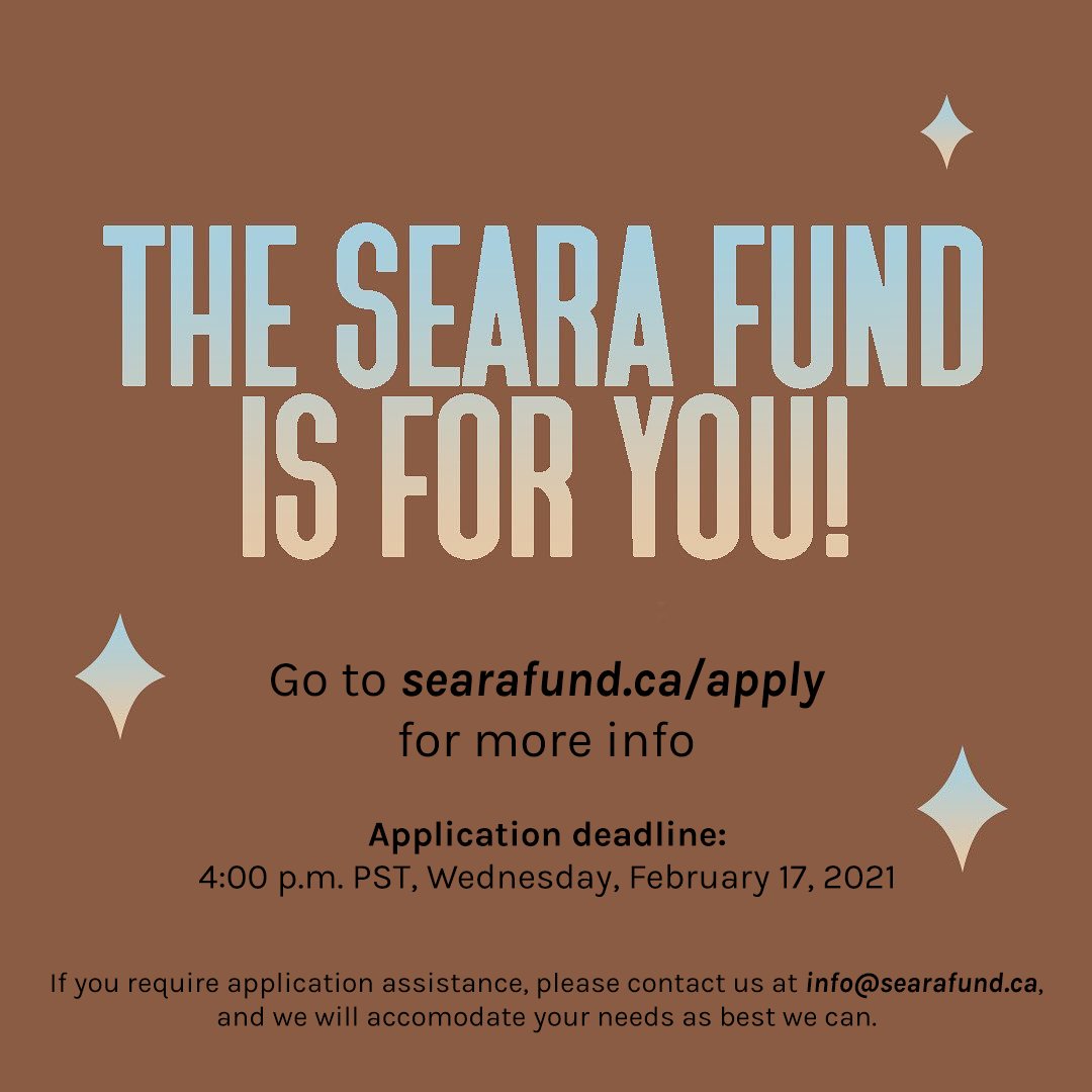 seara_program's tweet image. Are you a B.C.-based BIPOC musician? If so, you could be eligible for a grant from @seara_fund's #POWERSHARE Covid-19 Relief Fund! Whether you spit bars or conduct an orchestra , we want to support YOU! It's time for #OURSHARE.

searafund.ca/apply