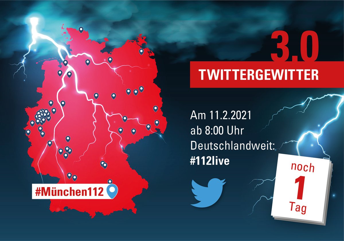 BFMuenchen's tweet photo. Morgen hauen wir in die Tasten was geht.... 💪 Ab 8.00 Uhr  twittern wir live und in Farbe. Alles rund um das Thema Feuerwehr 🚒 und Notruf 1️⃣1️⃣2️⃣. Folgt uns unter #München112 und #112live. Mit uns sind über 50 Berufsfeuerwehren aus ganz Deutschland am Start 🚨
#WirfuerMuenchen https://t.co/CNT5WOogsM