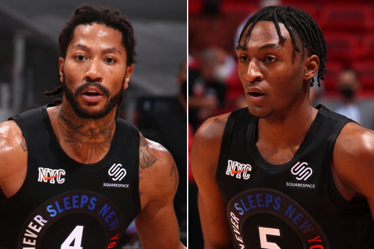 Derrick Rose thinks the world of Knicks rookie Immanuel Quickley