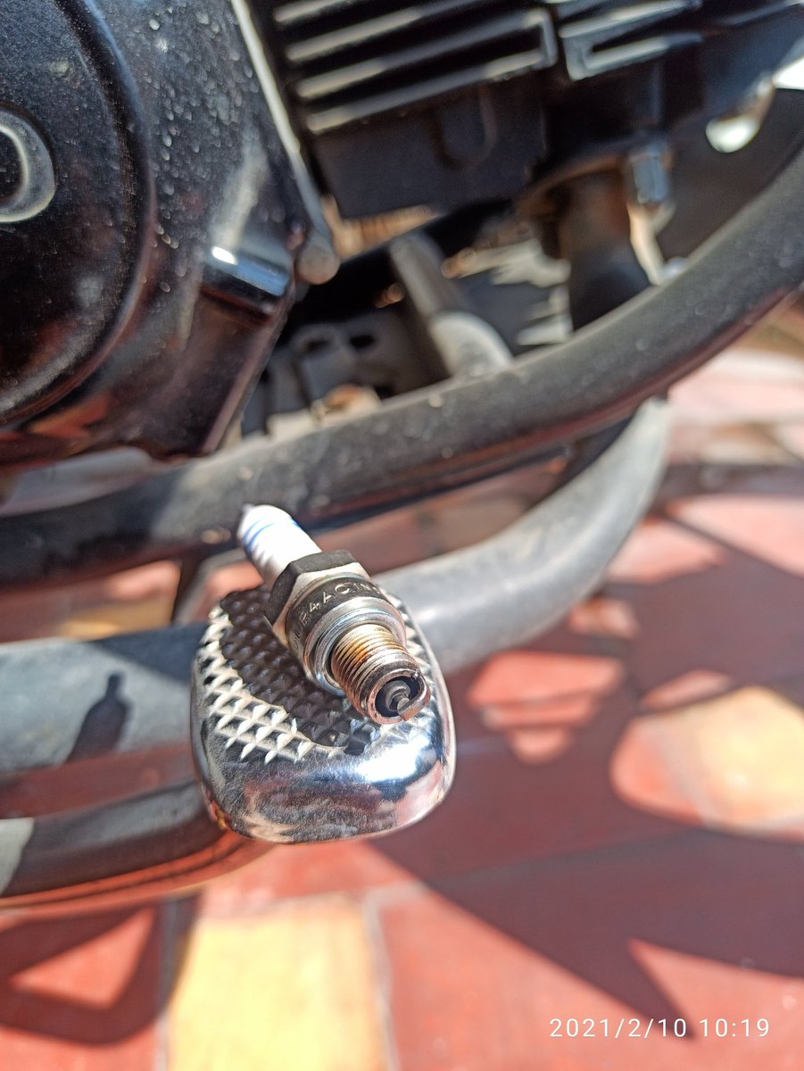 Remove as much carbon or black thing as much as possible, use any sand paper(available in Hardware shop) if you have, I had lost my sand paper and need to buy one.