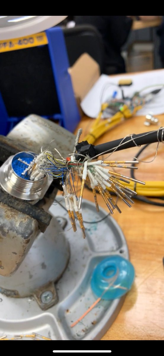 mlongo95's tweet photo. @GregDavill Ahh yes i remember when I was tasked to make a couple of coax harnesses (68 pairs - 40gauge) like you said no one really cares how it’s done as long as they work 🤘🏼 https://t.co/MwrdOM2Fio