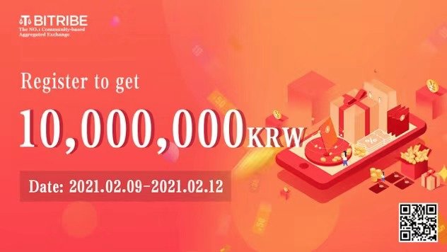 Bitribeofficial's tweet image. #Bitribe Launches its Register to get 10,000,000 #KRW in reward promo. 🚀🚀

⏰ This offer is live from Feb.9th - Feb.12th, 2021.

Register on @Bitribe to enjoy a new Seamless trading experience, asset exposure, future contracts and assets instant withdrawal.